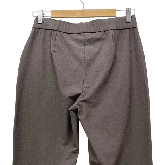 Eileen Fisher Stretch Crepe Bootcut Pull-On Trouser Pants in Rye Women’s Size XS - Picture 6 of 12